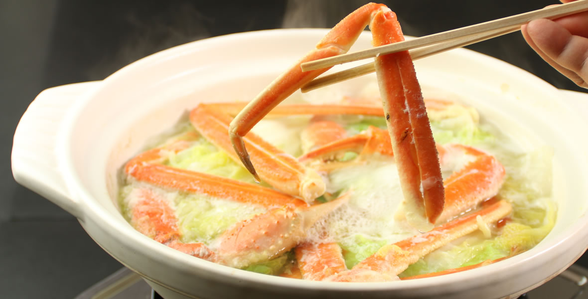 カニすき・焼きガニコース